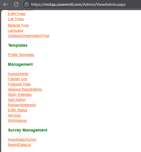 Survey Management